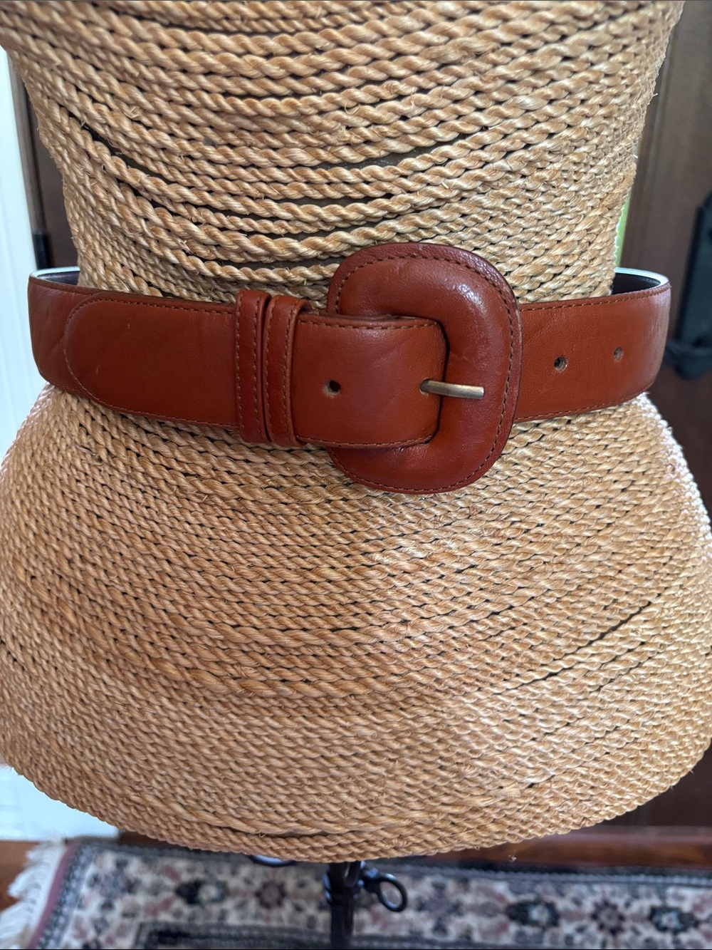 The Ritz vintage leather belt
